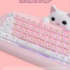 Wireless Bluetooth E-sports Games Cute Mini Office Mechanical Keyboard - Image 8