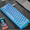 Plastic mechanical keyboard for games - Image 4