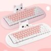 Wireless Bluetooth E-sports Games Cute Mini Office Mechanical Keyboard